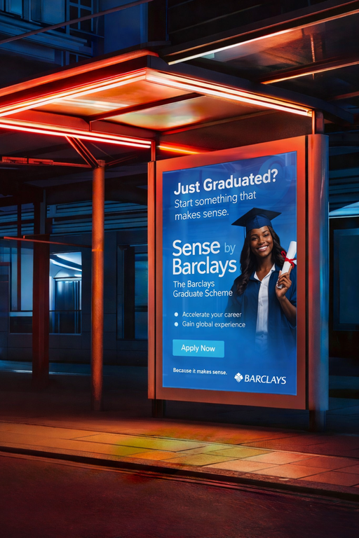 Barclays mockup — primary artwork
